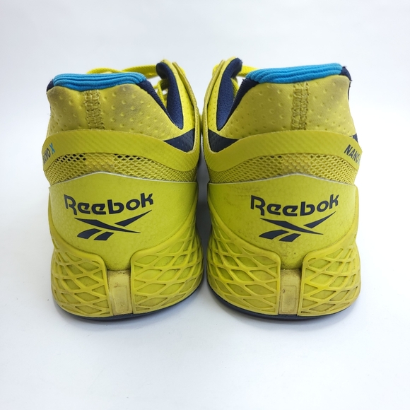 Reebok Nano X Training FW8128 Chartreuse Navy Men shoes Size 13 - Picture 4 of 7